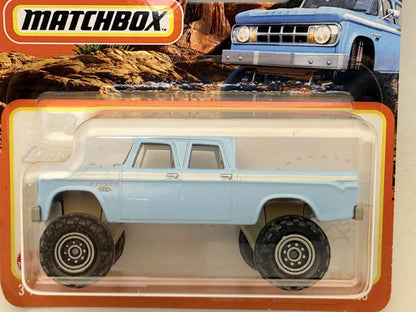1968 DODGE D200 Superfast Matchbox 2020 Jasnoniebieski 1:64 – zdjęcie 2