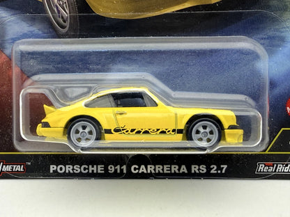 PORSCHE 911 CARRERA RS 2.7 Car Culture Hot Wheels 2024 Żółty 1:64 Premium – zdjęcie 2