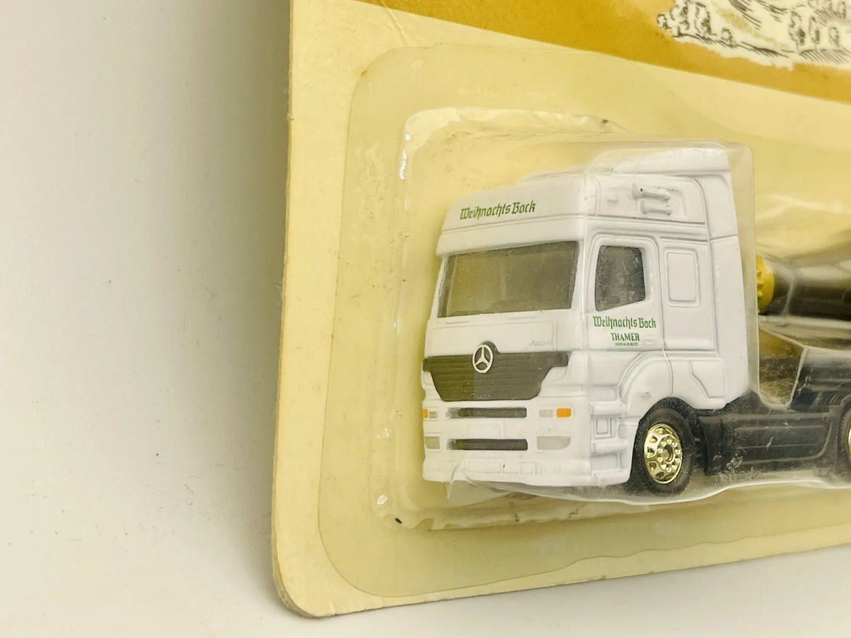 Mercedes-Benz Actros Grell 1:87 Weihnachts Bock THAMER Blister Biały – zdjęcie 2