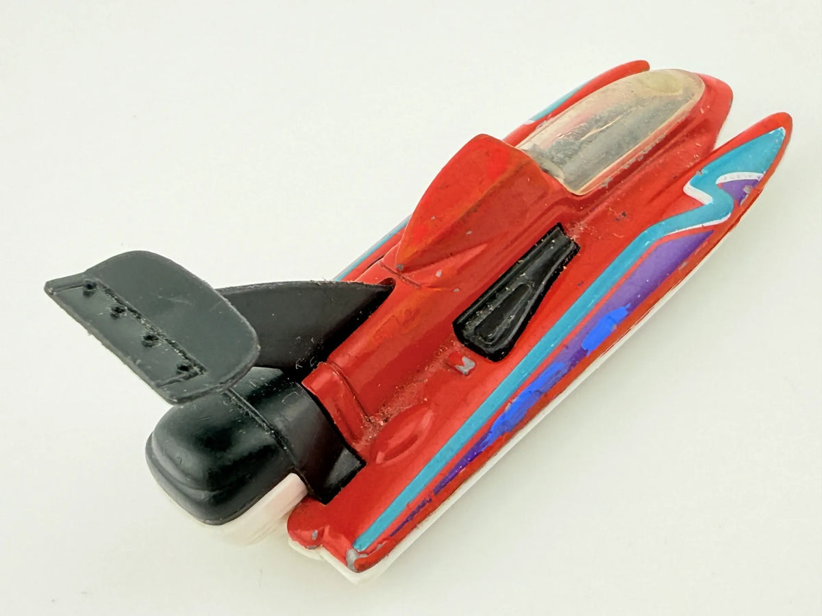 HYDROPLANE, Matchbox 1998, VINTAGE Die cast 1469BJ, Czerwony, 1:70 Resoraki – zdjęcie 2