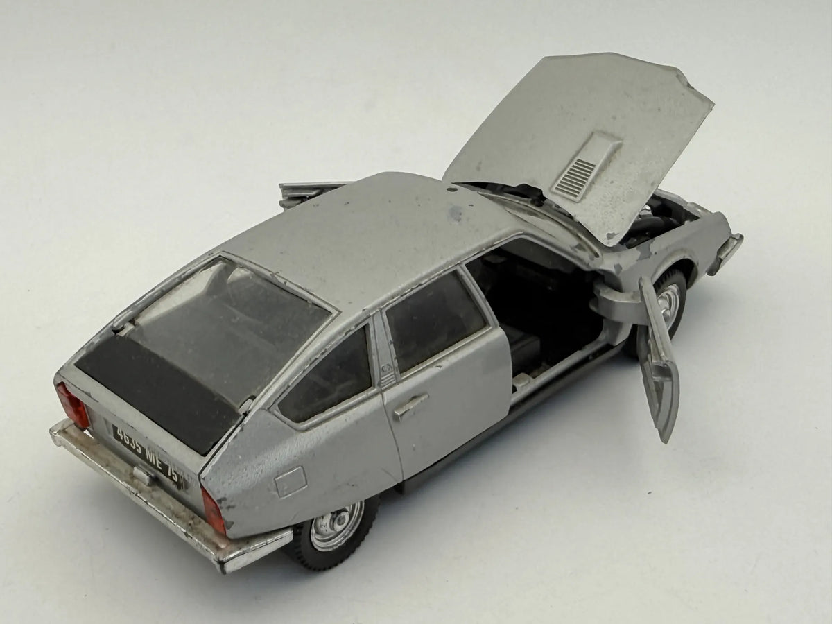 CITROËN CX 2200 Polistil 1976 Srebrny 1:22 Made in Italy – zdjęcie 2