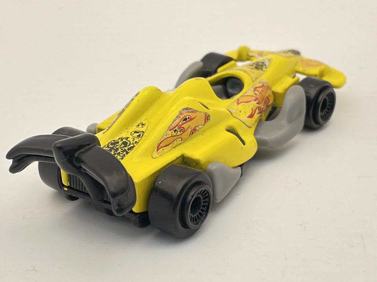FORMUŁA 1, Hot Wheels for McDonald's 2012, Die cast TCB Żółty 1:64 Resoraki – zdjęcie 2