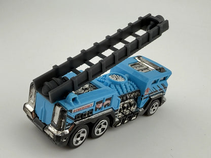 5 ALARM, Hot Wheels 2008, Die cast 186 MJ & AL, Niebieski, 1:64, Resoraki – zdjęcie 2