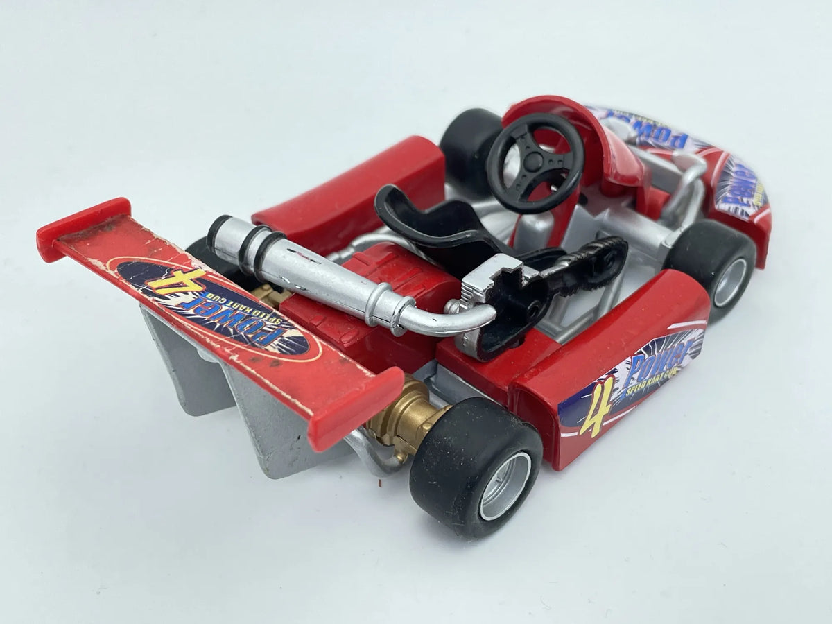 GOKART, Power Speed Kart Club 4, Welly, Resoraki, No.2670, Czerwony, 1:18 – zdjęcie 2
