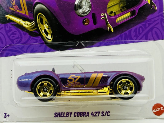 Shelby Cobra 427 S/C Hot Wheels 2024 Anniversary 1:64 GOODYEAR Blister – zdjęcie 2