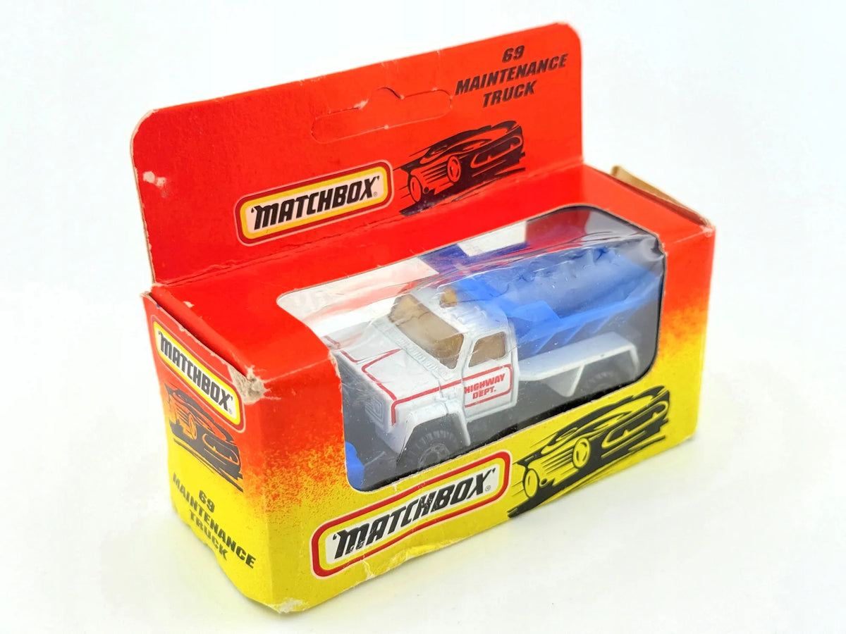 69 MAINTENANCE TRUCK, Matchbox, Resoraki, Die cast 11169.20, Biały, 1:64 – zdjęcie 2