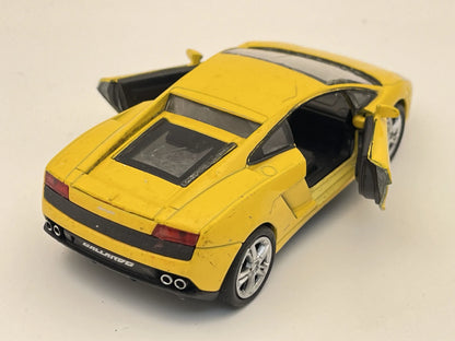 LAMBORGHINI GALLARDO, Welly, Resoraki, Die cast, Żółty 1:36 – zdjęcie 2