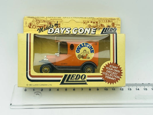 Ford Model A Van Lledo 1987 Days Gone 1:48 Made in England OVALTINE Pudełko – zdjęcie 2