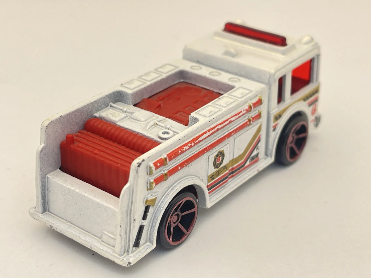 FIRE EATER TRUCK, Hot Wheels 1976, Die cast D28, Biały, 1:64, Resoraki – zdjęcie 2