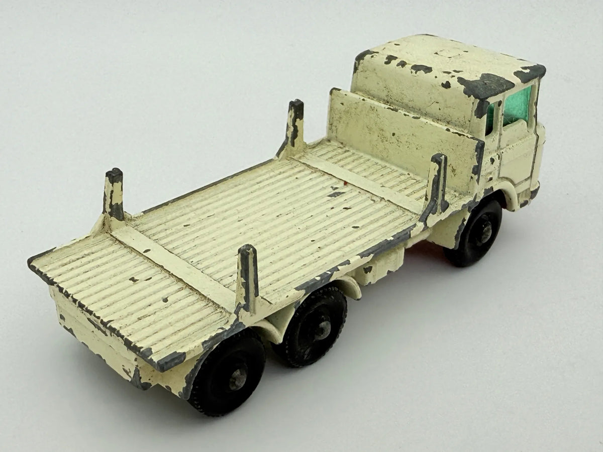 DAF Girder Truck, Matchbox, Made in England, Resoraki, Die cast, Biały 1:87 – zdjęcie 2