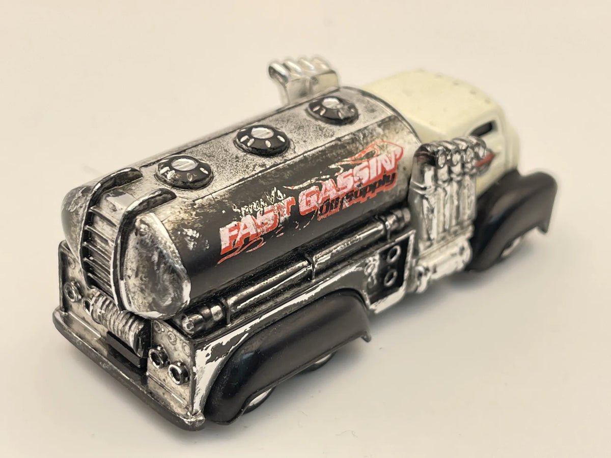 FAST GASSIN, Hot Wheels, Resoraki, Die cast, Srebrny, 1:64 – zdjęcie 2