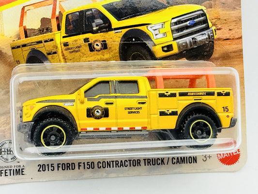 Ford F-150 Contractor Matchbox 2025 Matchbox Series 1:64 Pickup Blister – zdjęcie 2