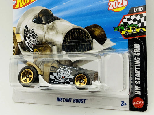 Instant Boost Hot Wheels HW Starting Grid 1:64 15 Blister Srebrny – zdjęcie 2