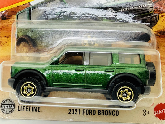 Ford Bronco 2021 Hot Wheels 2024 Mainline 1:64 Blister Zielony – zdjęcie 2