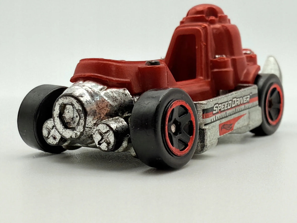 Speed Driver Hot Wheels 2019 Czerwony 1:64 – zdjęcie 2