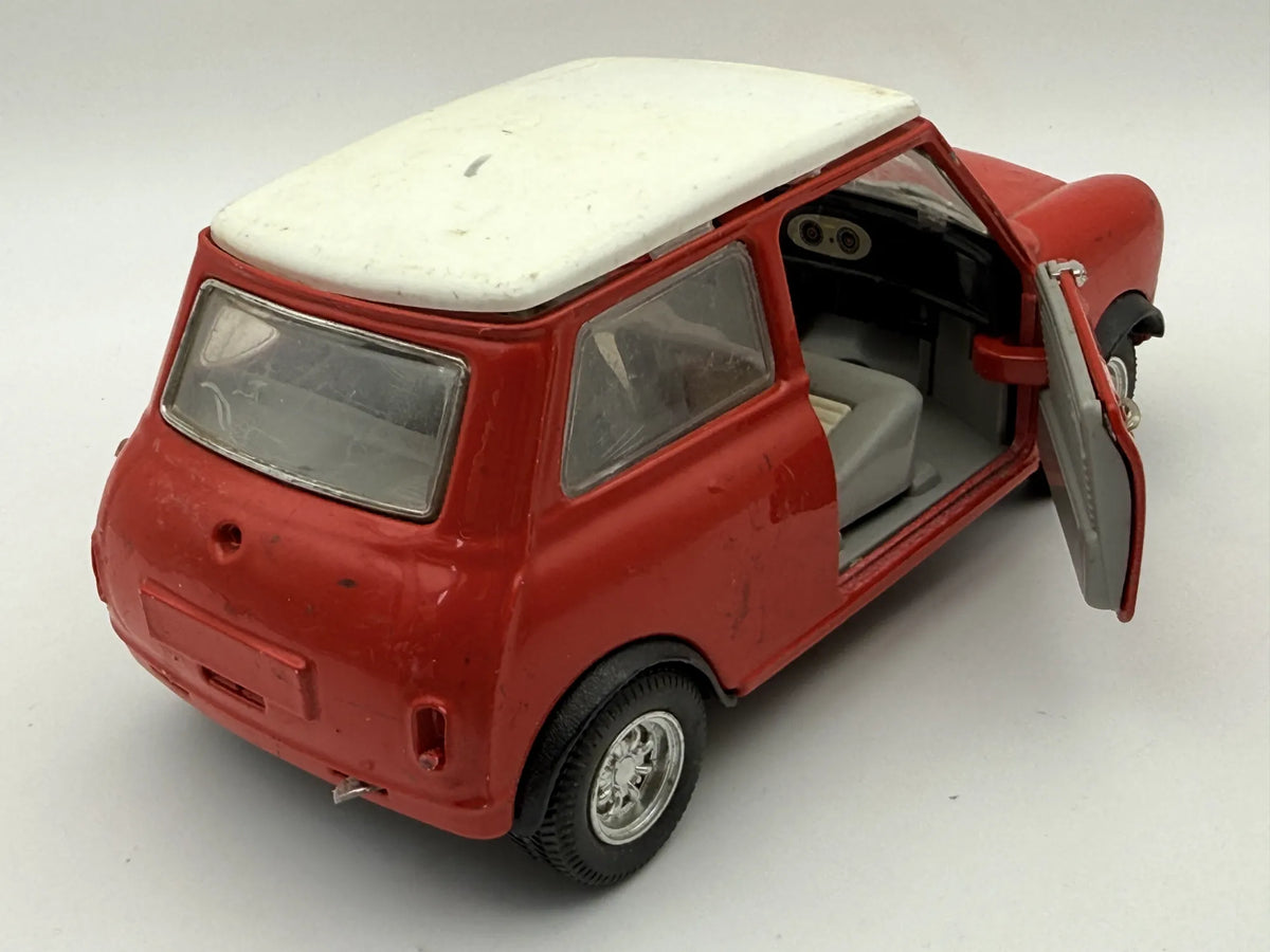 MINI COOPER VINTAGE MODEL (18 CM) Schuco Czerwony 1:16 – zdjęcie 2