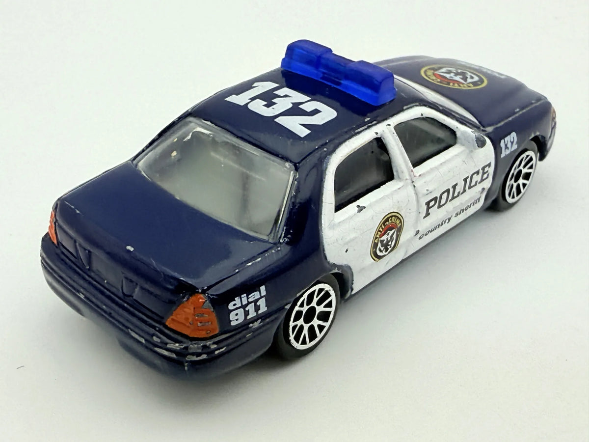 Ford Crown Victoria Realtoy Granatowy 1:64 – zdjęcie 2