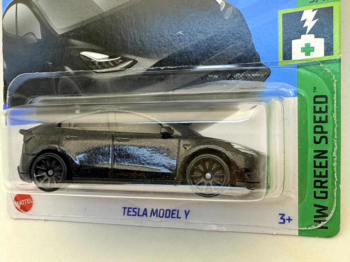 TESLA MODEL Y HW Green Speed Hot Wheels 2024 Brązowy 1:64 – zdjęcie 2