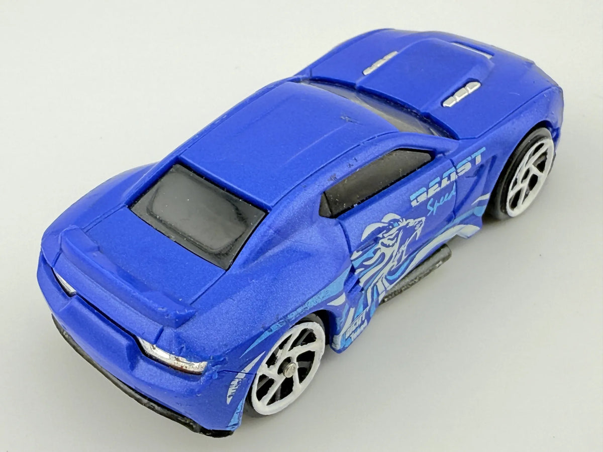 BEAST Jak Camaro, ZURU Metal Machines, Die cast HY 200003, Niebieski, 1:64 – zdjęcie 2