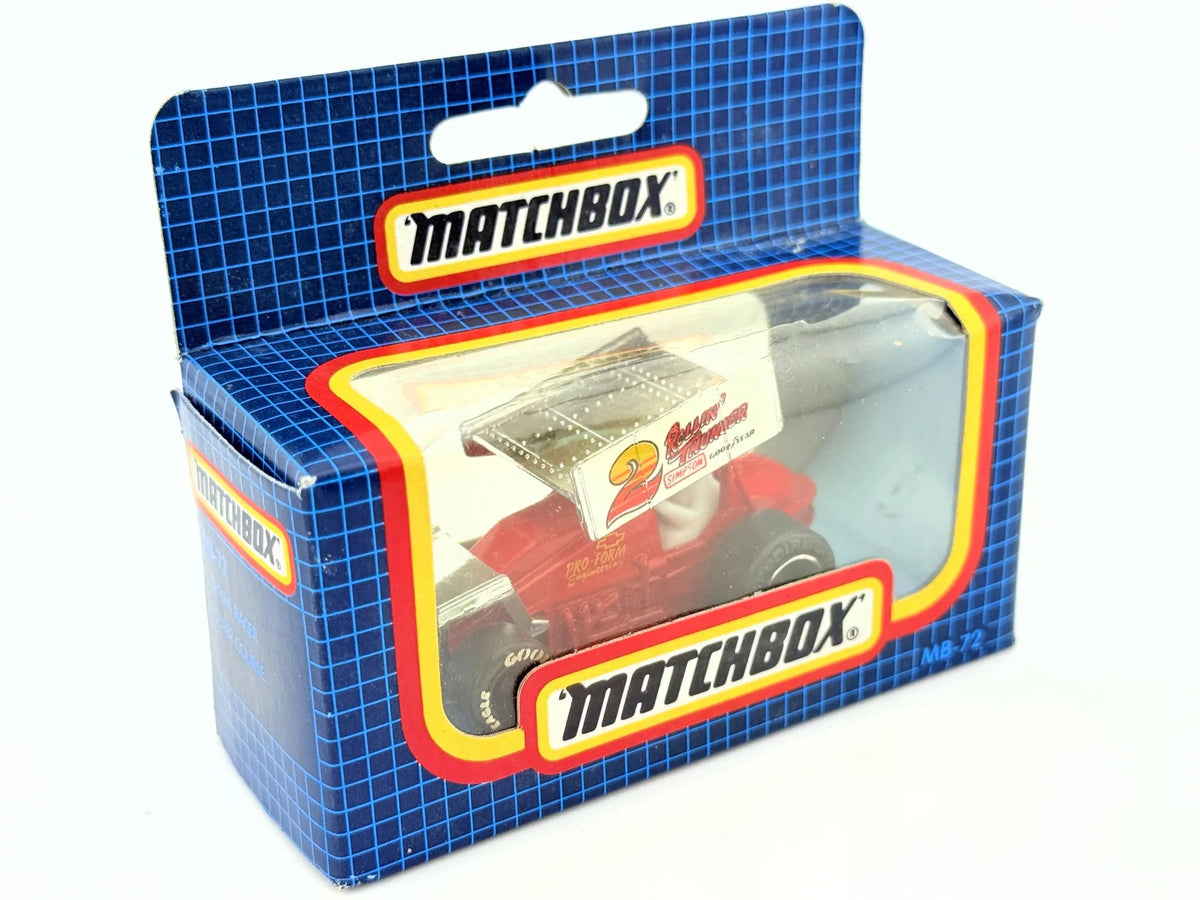 SPRINT RACER, Matchbox, Resoraki, Die cast Mb-72, Czerwony, 1:64 – zdjęcie 2