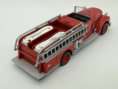 1952 SEAGRAVE, Straż pożarna, Amer Com, Made in Usa, Die cast Czerwony 1:64 – zdjęcie 2