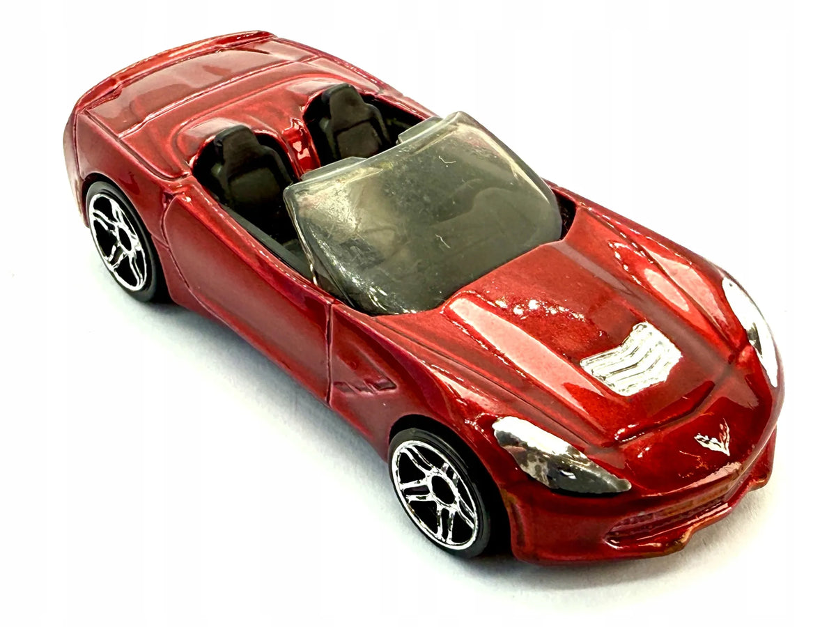 '14 Corvette Stingray Hot Wheels 2013 Czerwony 1:64 – zdjęcie 2