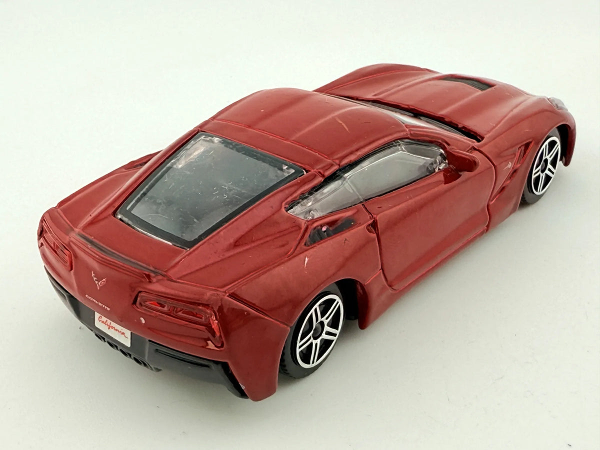 2014 Corvette Stingray Bburago 2014 Czerwony 1:43 – zdjęcie 2
