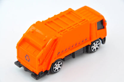 Garbage Truck (Śmieciarka), Maisto, Die cast, Resoraki, Pomarańczowy, 1:64 – zdjęcie 2