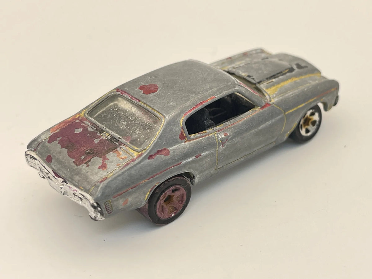 1970 Chevelle Ss, Hot Wheels, Resoraki, Die cast 1:64 – zdjęcie 2