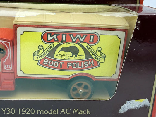 1920 MODEL AC MACK Matchbox 1986 1:46 Made in Macau KIWI BOOT POLISH – zdjęcie 2