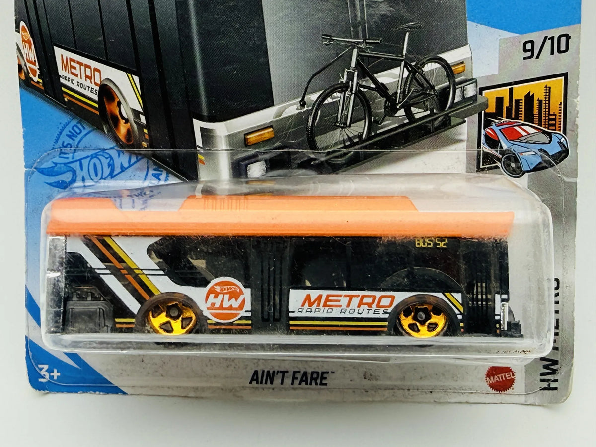 Ain't Fare Hot Wheels 2020 HW Metro 1:64 Autobus Blister Szary – zdjęcie 2