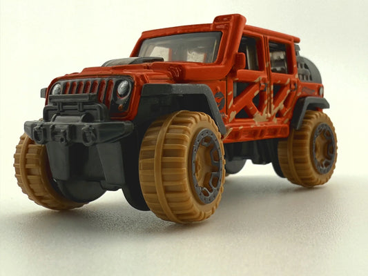 Jeep Wrangler Hot Wheels 2017 Pomarańczowy 1:64 – zdjęcie 2