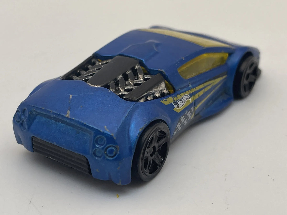 ZOTIC, Hot Wheels 2002, Die cast 56361, Niebieski, 1:64, Resoraki – zdjęcie 2