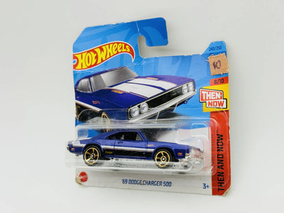 Dodge Charger 500 Hot Wheels 2023 THEN AND NOW 1:64 Muscle car Blister – zdjęcie 2