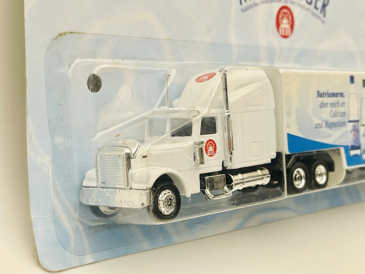 Freightliner Z Naczepą Furgonową Grell 1:87 BAD MEINBERGER Biały Blister – zdjęcie 2