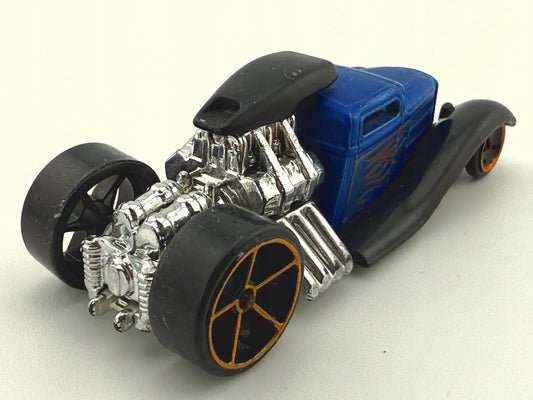 '32 Ford 3-Window Coupe Hot Wheels Niebieski 1:64 – zdjęcie 2
