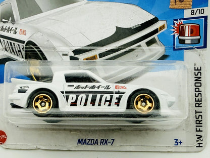 Mazda RX-7 Hot Wheels 2024 HW FIRST RESPONSE 1:64 Policja POLICE Policja – zdjęcie 2