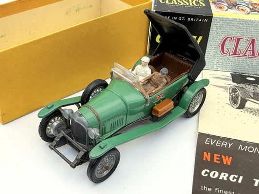BENTLEY 3 LITRE Classics Corgi '70 Zielony 1:43 Made in Gt Britain – zdjęcie 2