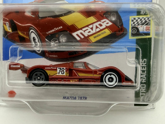 Mazda 787B Retro Racers Hot Wheels 2023 Czerwony 1:64 + Protektor – zdjęcie 2