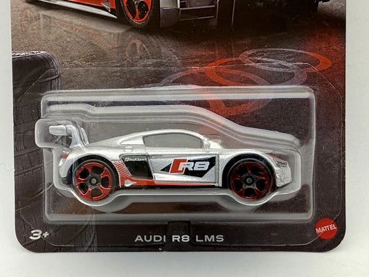 Audi R8 Lms Stars & Stripes Hot Wheels 2026 Srebrny 1:64 – zdjęcie 2