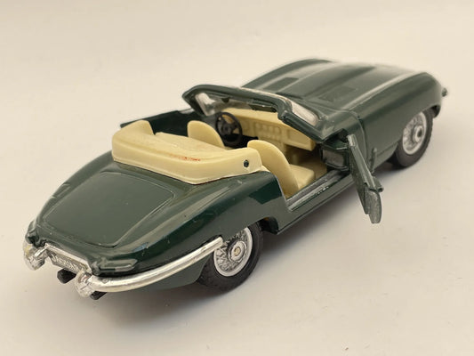 JAGUAR E CABRIOLET, Maisto, Vintage Model Die cast, Zielony, 1:38, Resoraki – zdjęcie 2