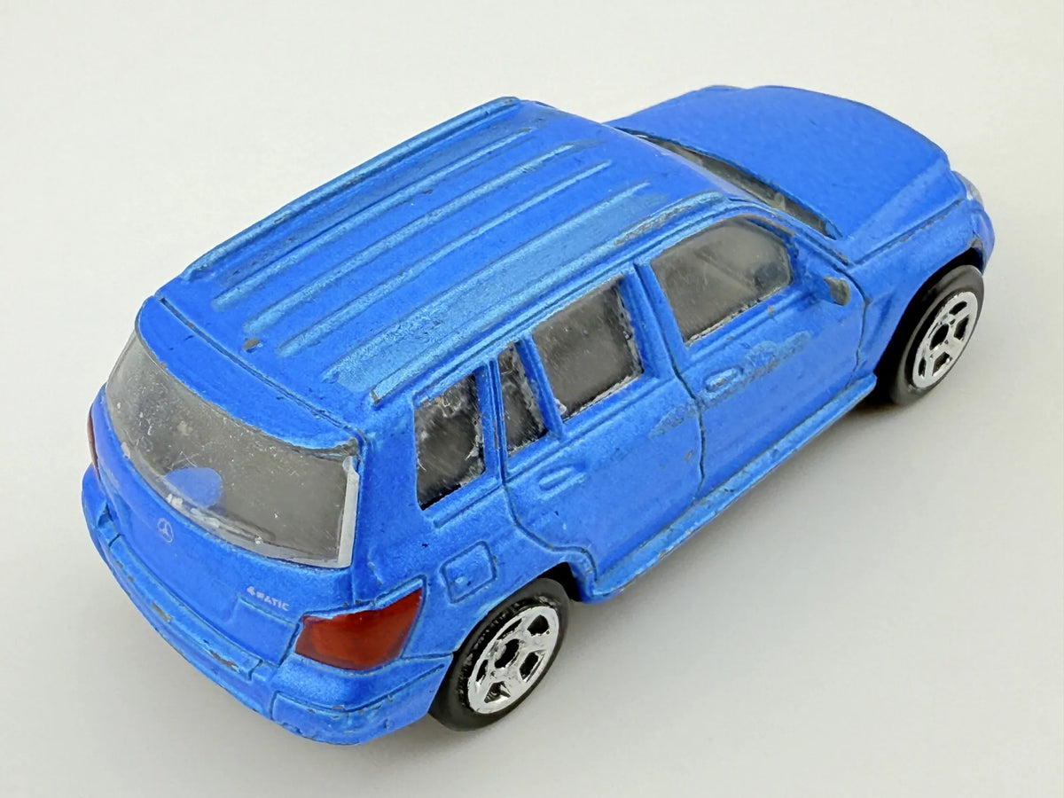MERCEDES BENZ GLK, Realtoy, Die cast 510, Niebieski, 1:64, Resoraki – zdjęcie 2