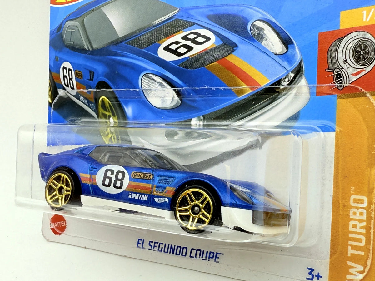 El Segundo Coupe Hot Wheels Niebieska 1:64 – zdjęcie 2