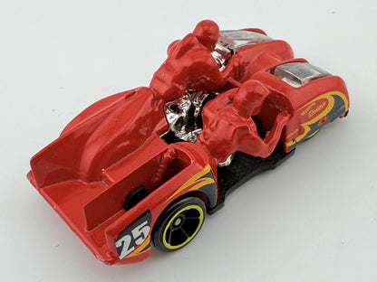 SIDE RIPPER, Hot Wheels 2015, Die cast H39, Czerwony, 1:64, Resoraki – zdjęcie 2