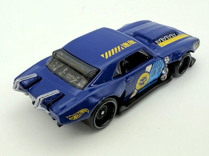 Custom '68 Camaro Hot Wheels Niebieska 1:64 – zdjęcie 2