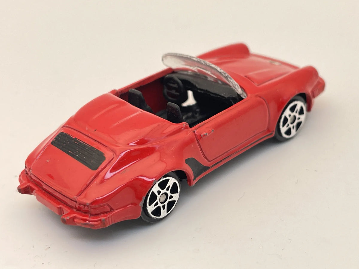 Porsche 911 Speedster Cabrio, Maisto, Resoraki, Die cast 1:64, Czerwony – zdjęcie 2
