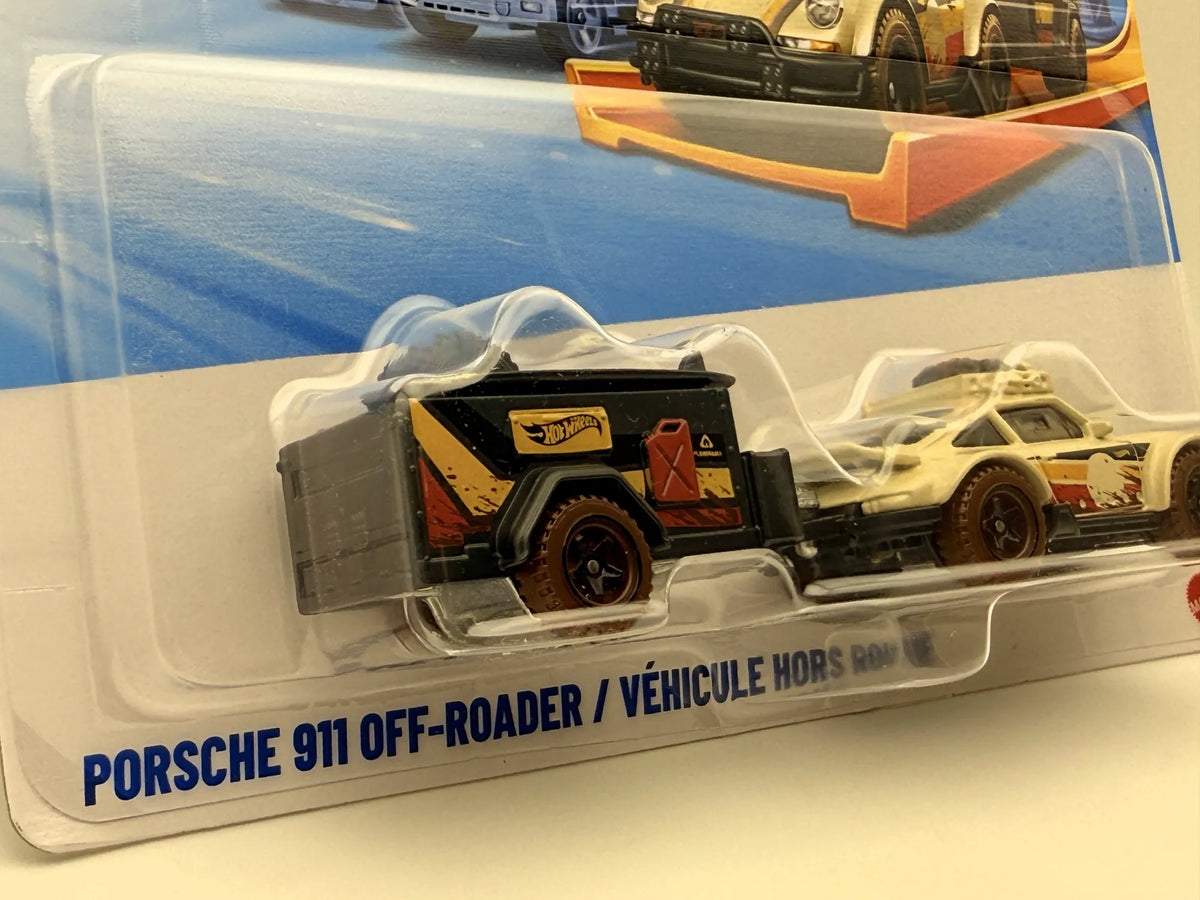 PORSCHE 911 OFF-ROADER, Hot Wheels 2025, HYT56 JCM61, Kremowy 1:64 Resoraki – zdjęcie 2