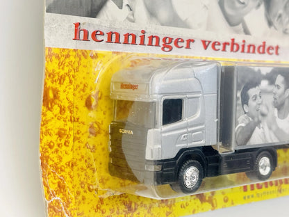 Scania Hümmer 1:87 henninger verbindet Blister Srebrny Reklama – zdjęcie 2