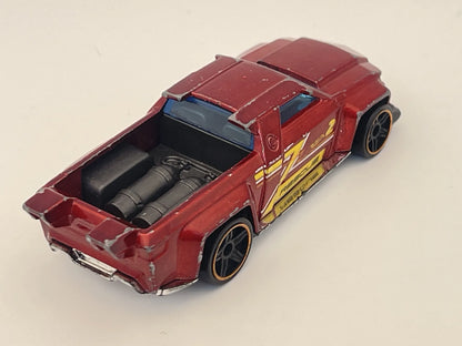 SOLID MUSCLE, RESCUE, Hot Wheels 2017, Die cast DTX17, Czerwony, 1:64 – zdjęcie 2