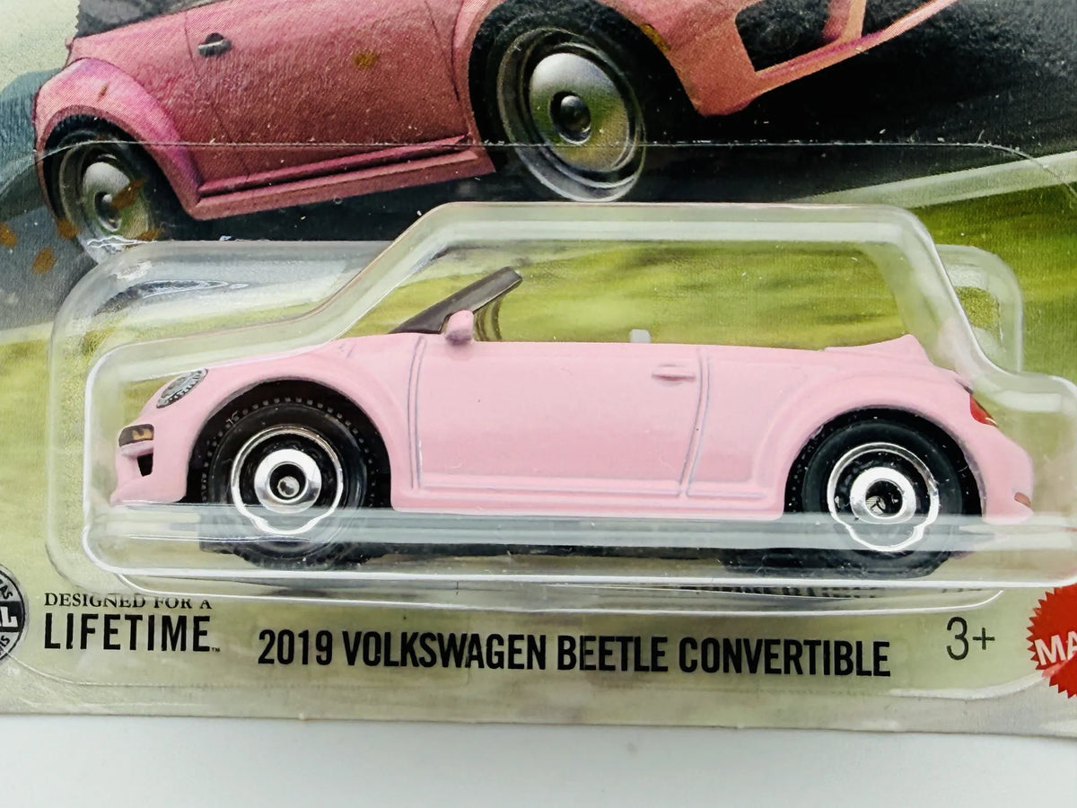 Volkswagen Beetle Convertible Matchbox 2024 Mainline 1:64 Blister Różowy – zdjęcie 2